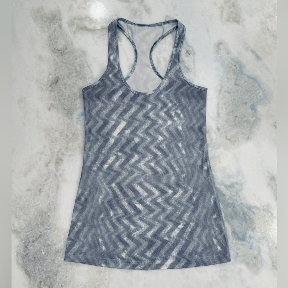 LULULEMON Cool Racerback Tank Blazer Fossil Print